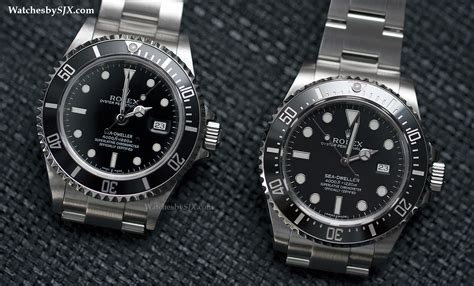 rolex sea dweller 16600 vs submariner